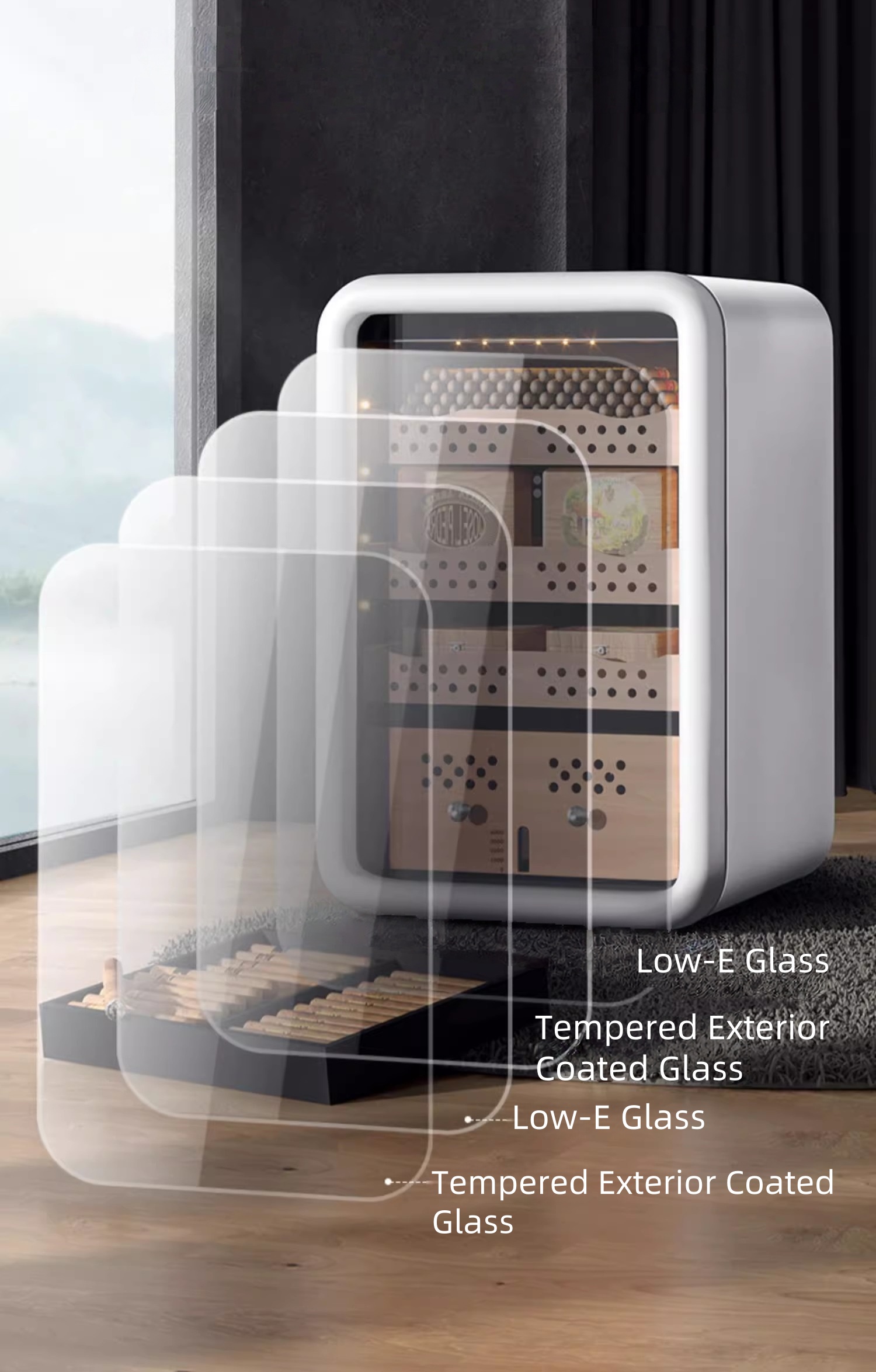 <div> </div> <span style="font-size:20px;"><strong>Low-E Glass&nbsp; Maximum Protection</strong></span>