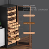 JUSTOWN Cigar Humidor – Sea Level System, Fingerprint Lock, Compressor Cooling