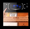 JUSTOWN Cigar Humidor – Sea Level System, Fingerprint Lock, Compressor Cooling