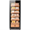 Black 300L 1200-Cigar Compressor Cabinet with Zero Airflow Technology