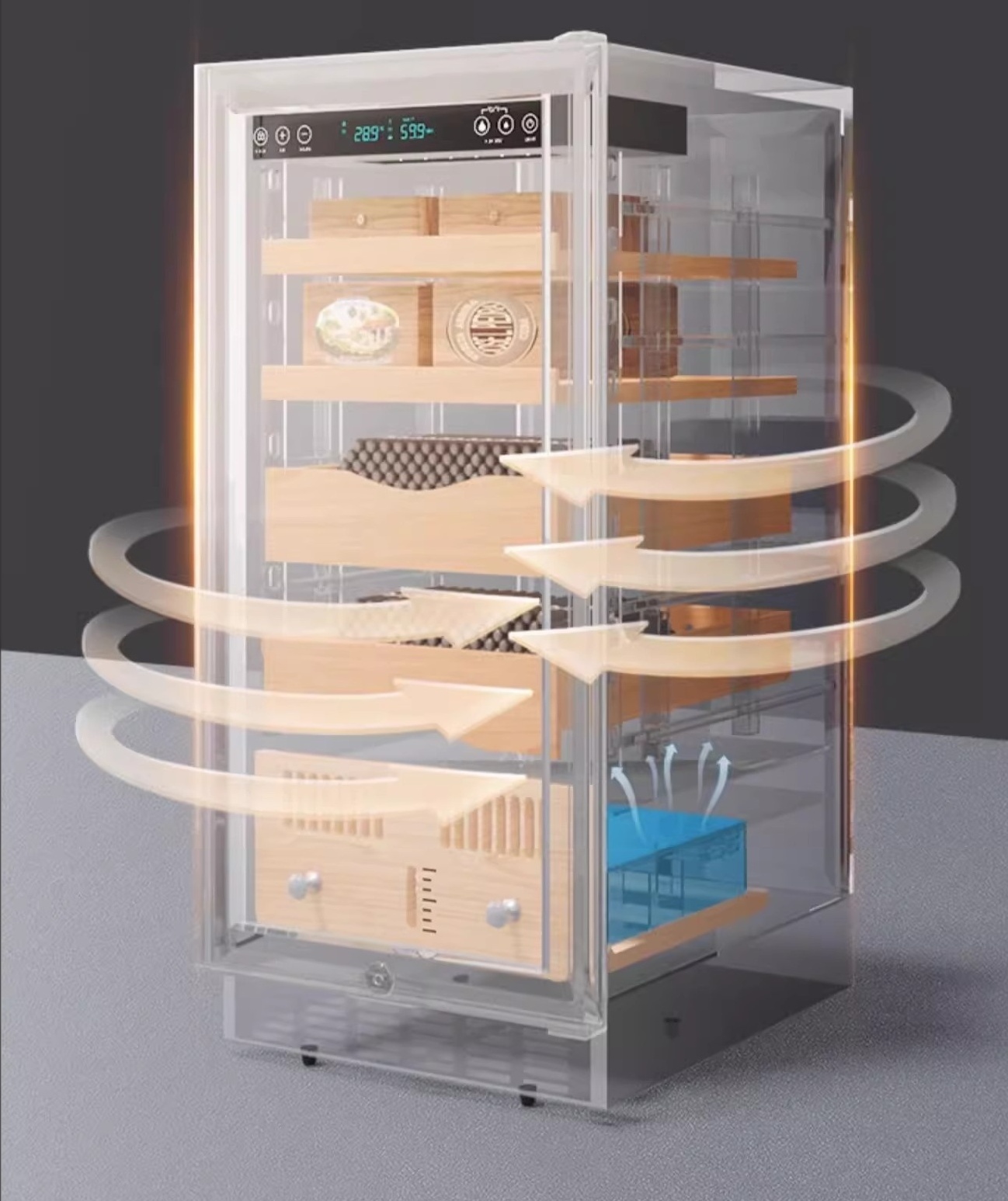 <div> </div> <h2><span style="font-size:20px;"><strong>Multi-Level Gradient Fan System</strong></span></h2> 